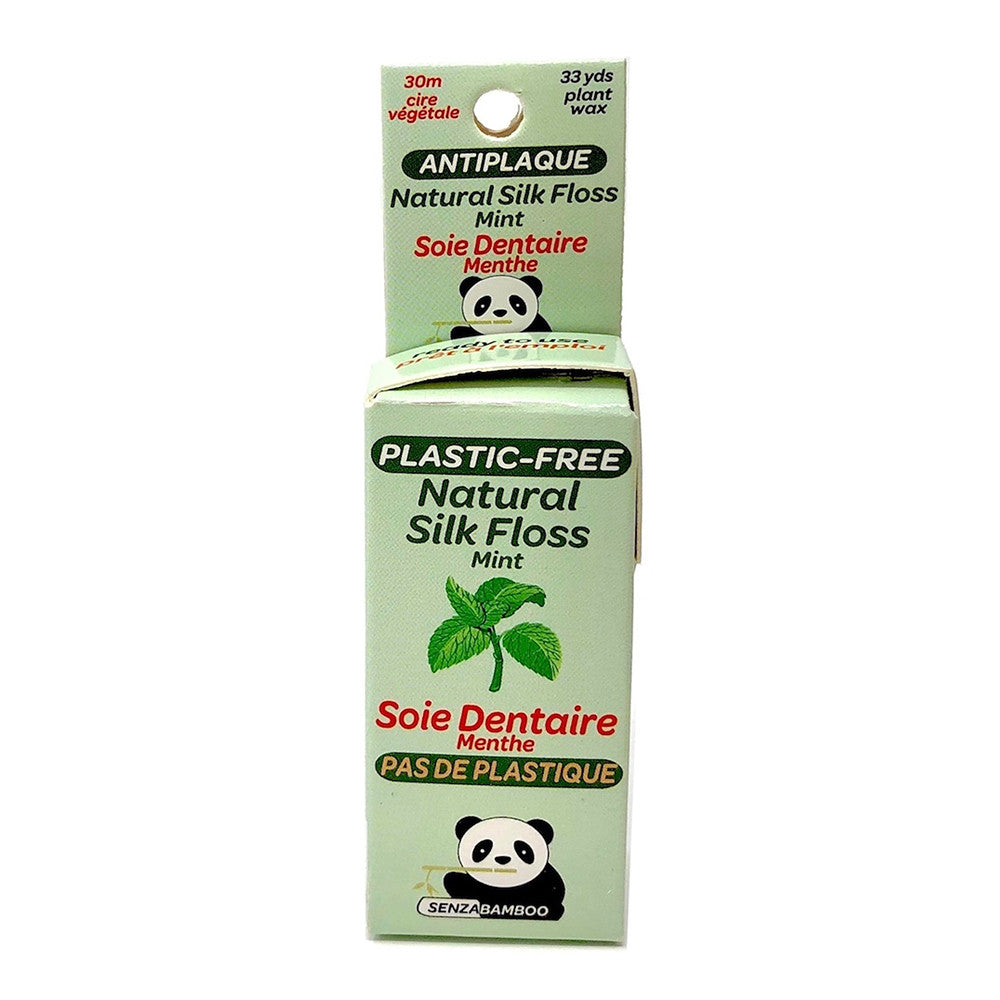 Senza Care Natural Silk Floss, Mint, 1 Ea